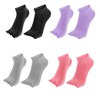 Unique Bargains Half Finger Five Toe Socks 4 Pairs - 4 of 4