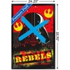 Trends International Star Wars: Saga - Vader Rebel Framed Wall Poster Prints - 3 of 4