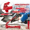 Hydraulic Jack Kit, 12-Ton Heavy Duty Porta Power Hydraulic Ram Pump - 55-Inch Oil Hose, Portable Case (Trucks/Tractors/Auto Repair) - 3 of 4