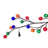 Kurt Adler 6 Foot 48-Light LED Brown Garland with Cotton Ball - 2 of 4