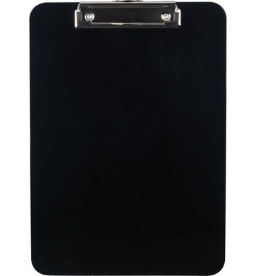 MyOfficeInnovations Plastic Clipboards Black 6/Pack (23143) 951060