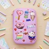 Wrapables Large Capacity EVA Hard Shell 3D Pencil Case, Pencil Storage Box for Stationery Tools, Sweet Treats - 3 of 4