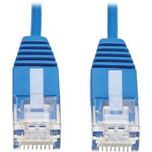Tripp Lite CAT6a 10G Ethernet Cable, Ultra Slim UTP Network Cable, Blue, 7 ft. (N261UR07BL) - 1 of 4