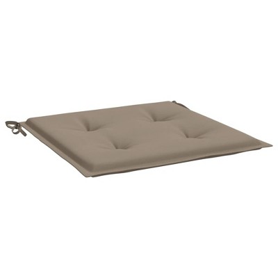 Garden Chair Cushions 2 pcs Taupe 19.7"x19.7"x1.2"