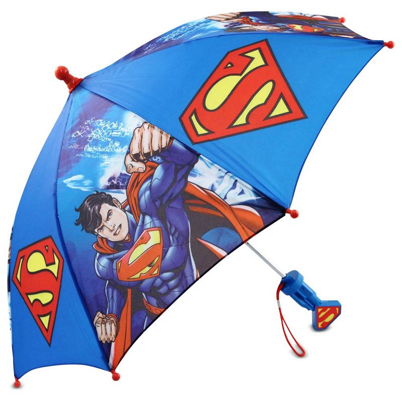 Superman Boy's Umbrella and Raincoat Set, Toddlers Ages 2-3, 5 of 6