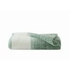 Brooklyn Loom 50"x70" Feathered Throw Ombre Green - 2 of 4