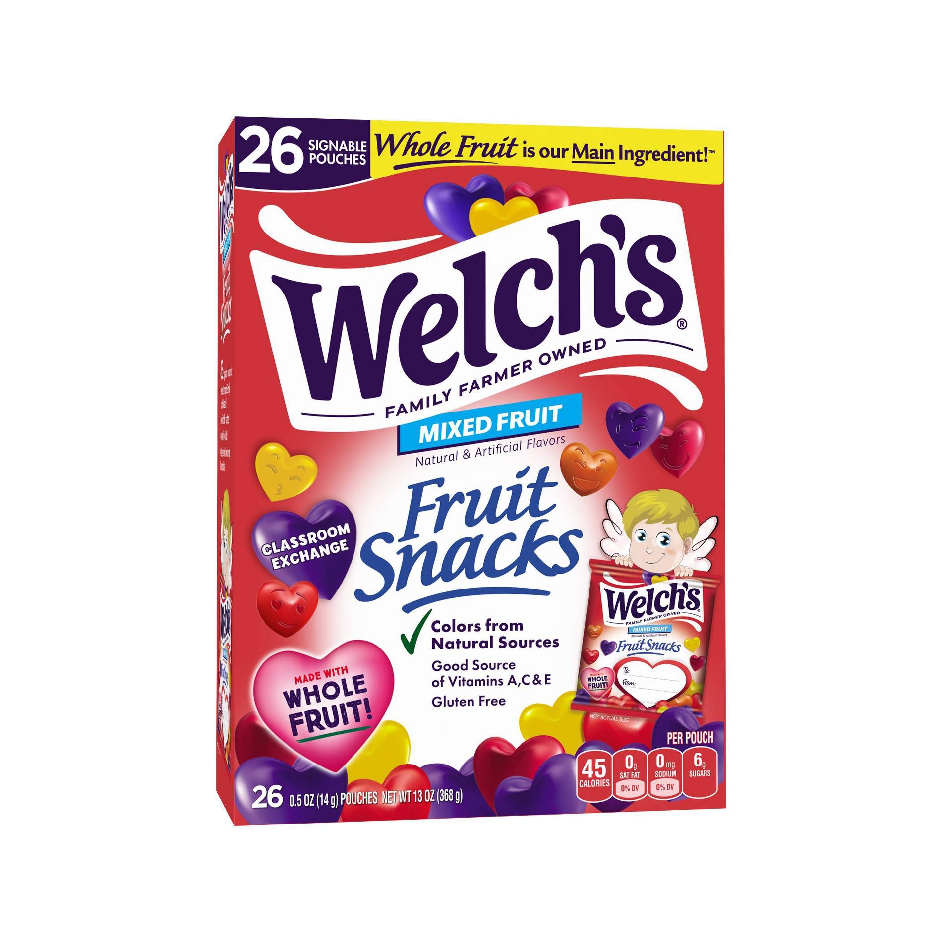 Welch's Valentines Day Exchange Fruit Snacks - 13oz/26ct