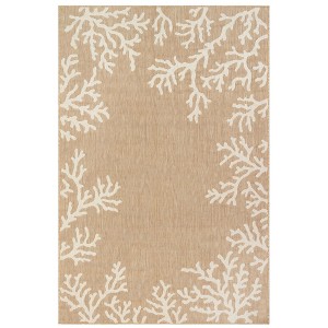 Liora Manne Carmel  Indoor/Outdoor Rug  Sand.. - 1 of 4