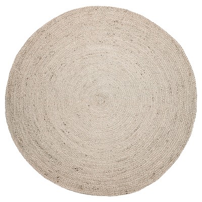 4' Round Anji Mountain Kerala Ivory Jute Rug : Target