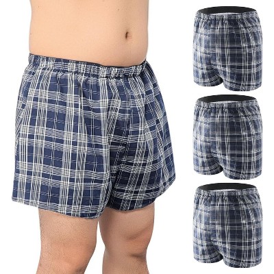 CARER 3pk Washable Incontinence Boxer Briefs for Mens Bladder Leakage Reusable - Medium Absorbency
