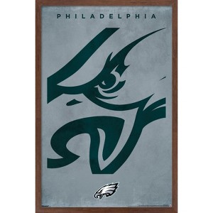 Trends International NFL Philadelphia Eagles - Logo 25 Framed Wall Poster Prints - 1 of 4