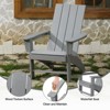 GARPROVM Cozy HDPE Adirondack Chair Weather-Resistant Outdoor Patio Chair - 3 of 4