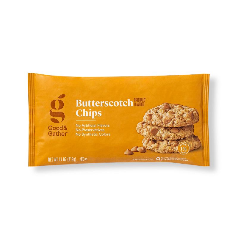 Butterscotch Chips - 11oz - Good &#38; Gather&#8482;, 1 of 4