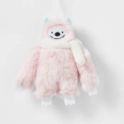 Yeti Christmas Tree Ornament Pink - Wondershop™