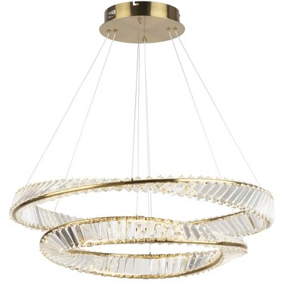 Artcraft Lighting Stella 1 - Light Chandelier in  Brushed Brass