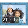 PosterPalooza | Shabby Chic Blue Picture Frame - UV Acrylic, Backing Board, Hanging Hardware Included - 2 of 4