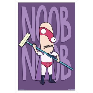 Trends International Rick And Morty - Noob Noob Framed Wall Poster Prints - 1 of 4