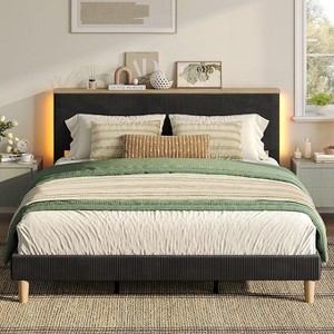 Bestier Queen Size Bed Frame with Headboard - 1 of 4