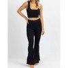 Women's STRETCH SLIT FLARE PANT SET - LULUNICO - image 2 of 4