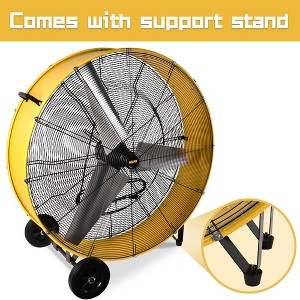 GreenEver 42 Inch 2 Speeds Drum Fan with Powerful 4/5 HP Motor, Commercial or Industrial Fan, Turbo Blade, Low Noise - 1 of 4