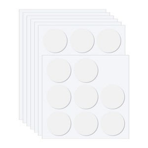 Unique Bargains Round Removable Adhesive Poster Double-Sided Adhesive Dots - 1 of 4