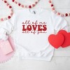 Simply Sage Market Women's Graphic Sweatshirt All Of Me Loves All Of You - 3 of 3