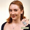 GILDED Sterling Silver Necklace with Natural Round-Cut Diamond Animal Shaped Pendant, 18-inch Silver Chain, 1/4 Carats Total Weight Diamonds - 3 of 4