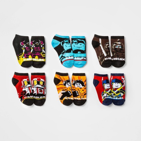 Boys Roblox 6pk Socks Target - roblox outfit codes boy tall