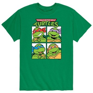 Men's - Teenage Mutant Ninja Turtles - Character Blocks Short Sleeve Graphic T-Shirt - 1 of 4