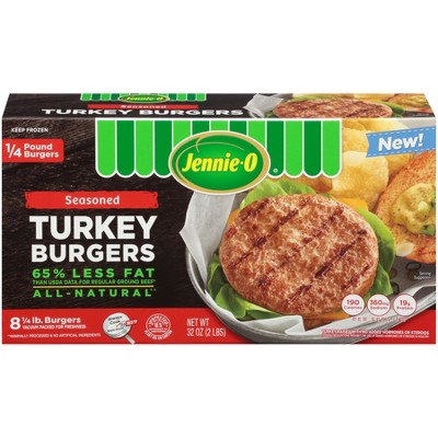 Jennie-O All Natural Turkey Burgers - Frozen - 32oz/8ct