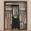 Aheaplus 4FT Small Closet Organizer with Fabric Drawers, DIY Closet System with Hanging Rods and Storage Shelves - 4 of 4