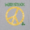 Girl's Woodstock Stitch Peace Sign T-Shirt - 3 of 3
