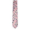 Men's Floral Printed Design 100% Micro Fiber 3.25" W x 58" L Necktie - 2 of 3