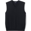 Lands' End School Uniform Men's Cotton Modal Fine Gauge Sweater Vest - 2 of 3
