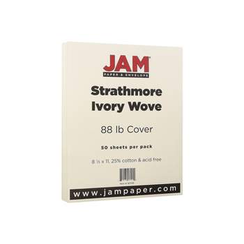 JAM Paper Extra Heavyweight 130 lb. Cardstock Paper, 8.5 x 11, Red, 25  Sheets/Pack (295731621)