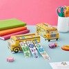Juvale 1080 Count Teacher Reward Stickers for Students with 2 School Bus Dispensers, 6 Rolls, 5.75 x 2.75 x 2.5 In - 2 of 4