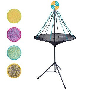 Waboba Hitman Flying Disc Target Game, 2 in 1 Foldable Throwing Garden Game with 4 Silicone Wingman Discs Included, Fun for All Ages, One Size - 1 of 1