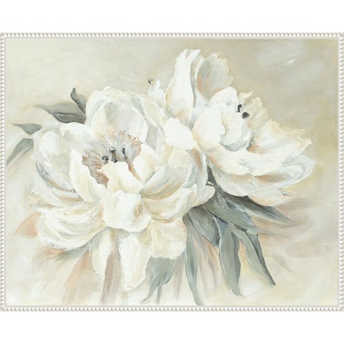 Amanti Art Soft Bouquet by Patricia Pinto Canvas Wall Art Print Framed 28 x 23-in. - image 1 of 4