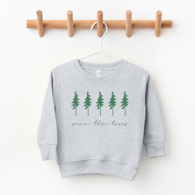 The Juniper Shop Save The Trees Toddler Graphic Sweatshirt