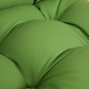 ARTPLANT Outdoor Dinning Seat Pads Cushions with Tie 19"x19"x4",Square Wicker Outdoor Tufted Chair Cushion,Set of 2 - 4 of 4