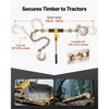 VEVOR Ratchet Chain Binder, 9200lbs Working Load, Chain Binders Compatible with 3/8 in-1/2 in Chains, Heavy Duty Ratchet Load Binder with Handles,Gold - 4 of 4