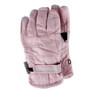 CTM Kids' 3-6 Thinsulate Lined Waterproof Winter Gloves - 1 of 3