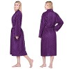 PAVILIA Super Soft Womens Robe, Fluffy Plush Fuzzy Cozy House Shower Bathrobe, Ribbed Striped Warm Fleece Long Robe for Women - 2 of 4