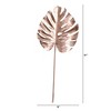 Nearly Natural 41-in Artificial Rose Gold Monstera Stems, Set of 3 - 2 of 3