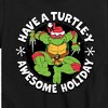 Boys' - Teenage Mutant Ninja Turtles - Have A Turtley Awesome Holiday Short Sleeve Graphic T-Shirt - 2 of 4