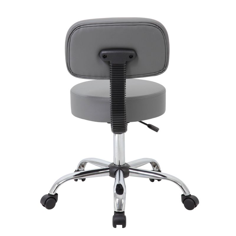 Medical Stool with Back Cushion - Boss Office Products, 6 of 9