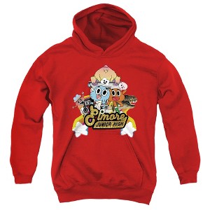 Boys’ Amazing World Of Gumball Elmore Junior High Hooded Sweatshirt - 1 of 4