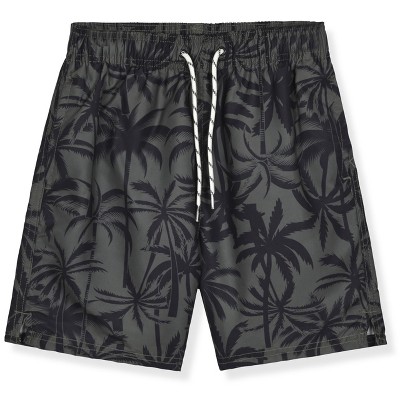 Blue Horizon Swimwear Boys Swim Trunks – Fun Printed Youth Quick Dry Kids Bathing Suit Shorts for Boys