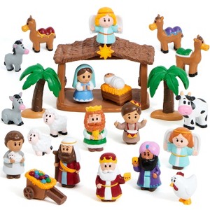 Joyfy 2025 Nativity Advent Calendar – 24 Days of Christmas Story Figurines Celebrate the True Meaning of Christmas with a Daily Nativity Surprise! - 1 of 4