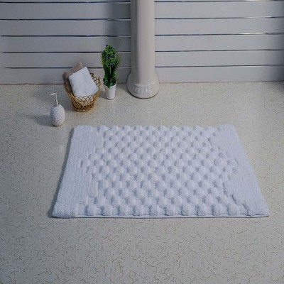 Threshold Bath Rug Set of 2 White Non-skid backs